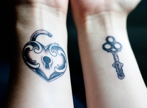 Lock Wrist Love Tattoo Heart Shaped Nirvana Cute D A Tattoodonkeycom